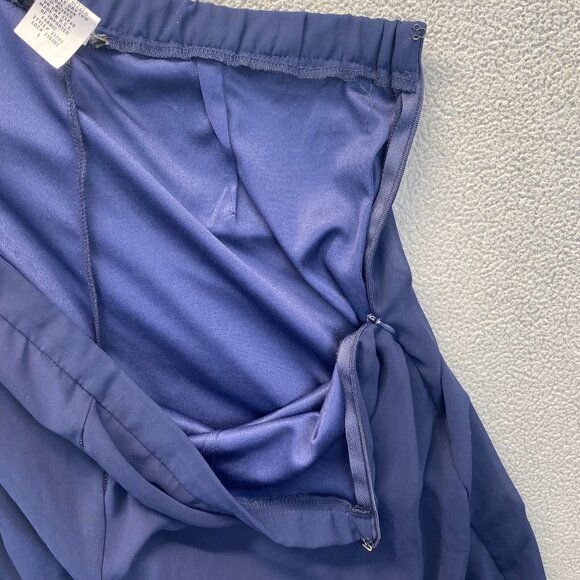 S.Levine‎ Women Zipper Pants Size Large Blue Stretch USA Made,Wide Leg - Picture 5 of 15